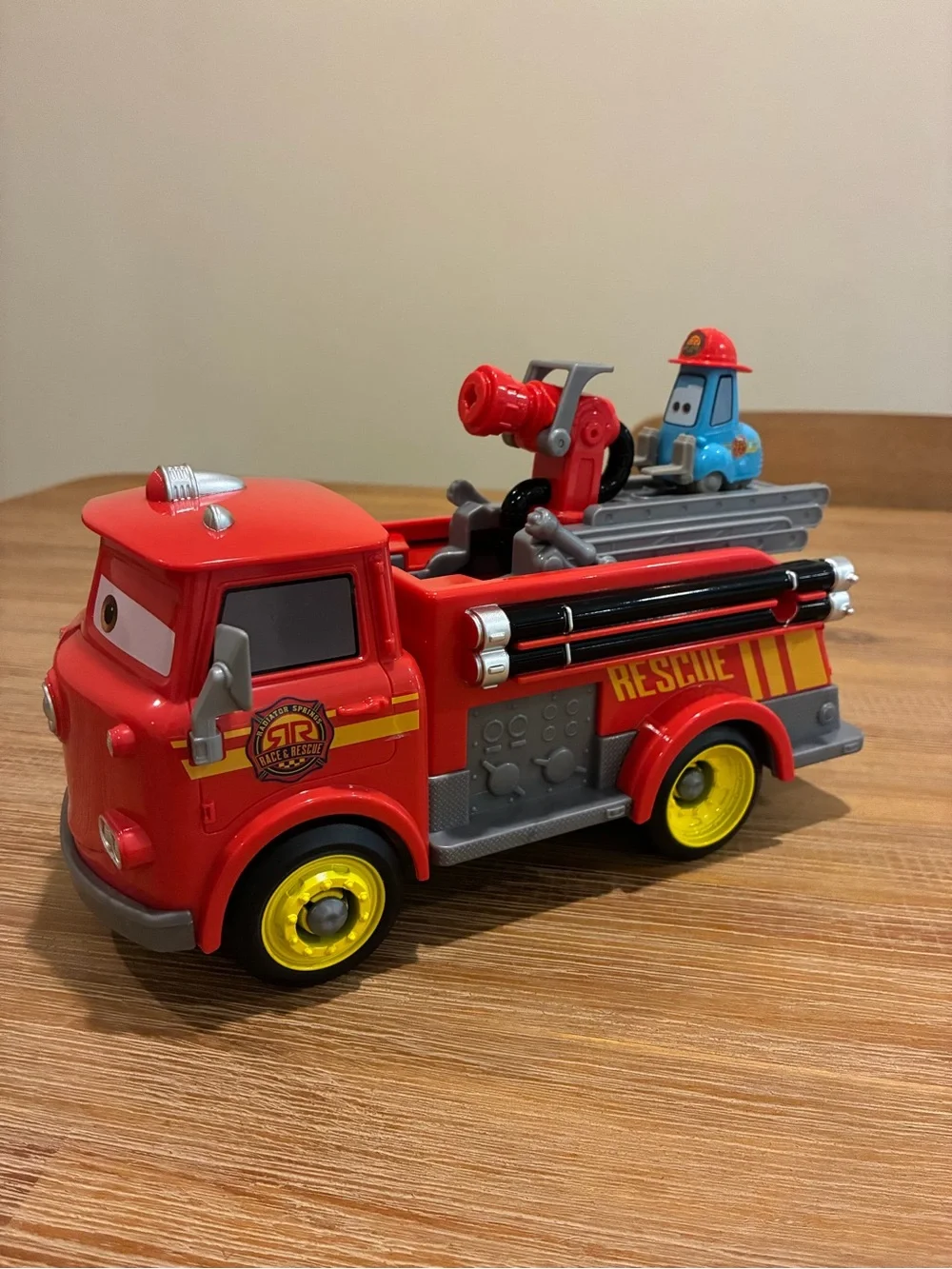 Lightening McQueen RED Rescue Fire Truck Toy